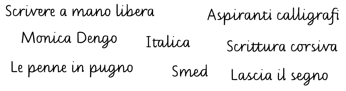 scrittura Corsiva