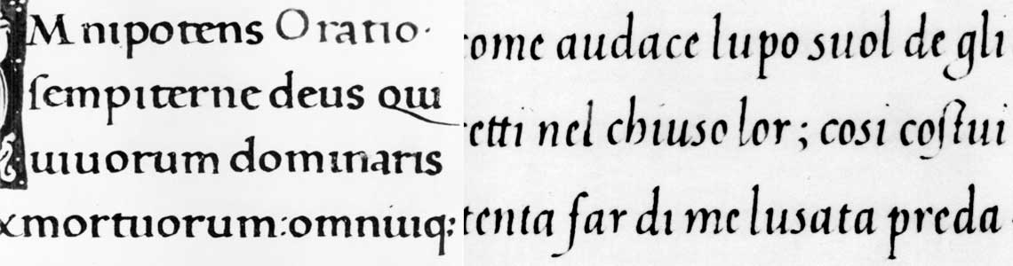 scrittura Corsiva